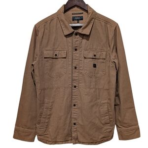 Roark Hebrides Unlined Canvas Shirt Jacket - Men’s Size M - Tan